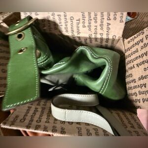 Coach bottle green Bleecker duffle & small Coach light olive green bucket lot